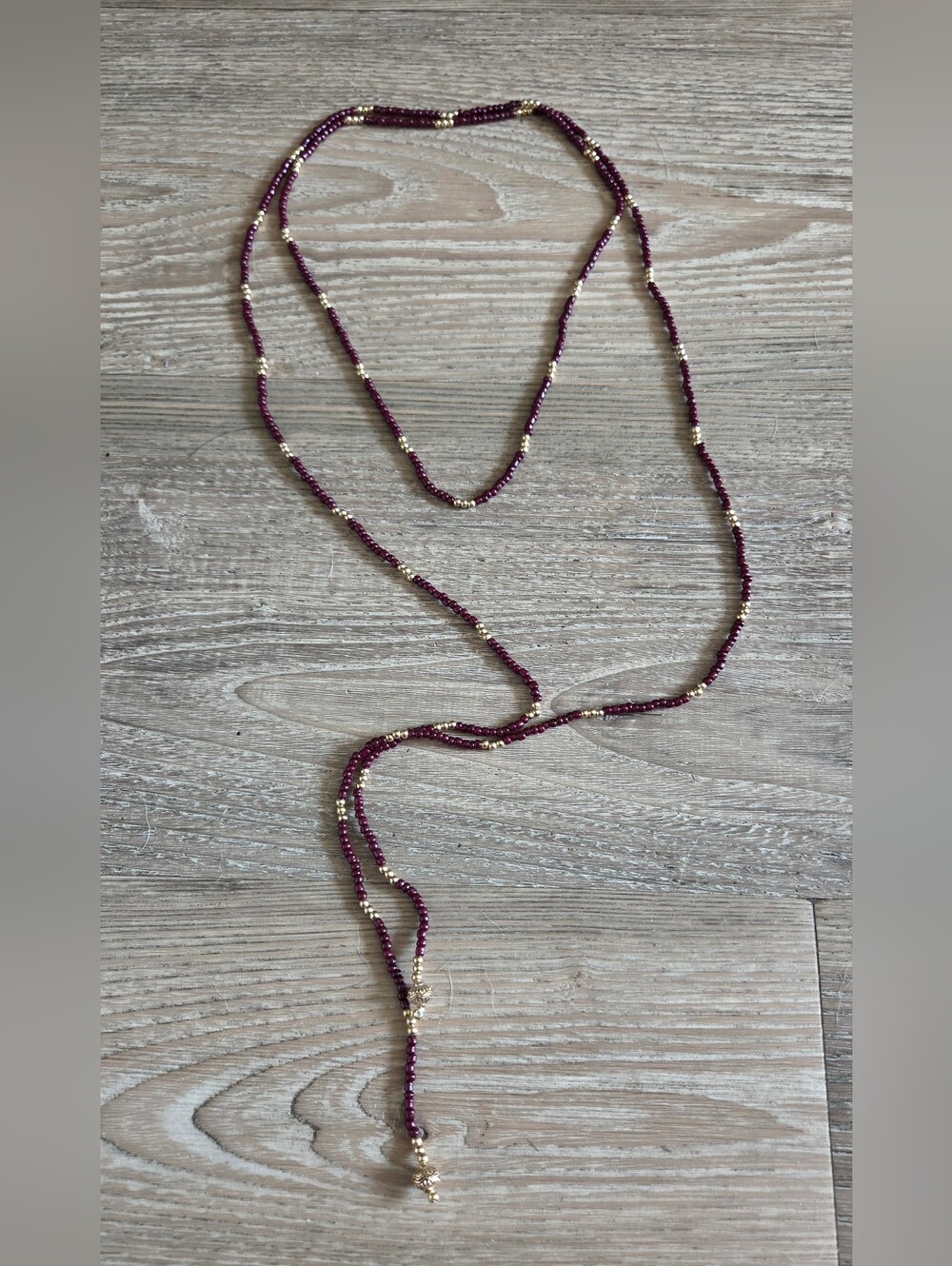 Open-Ended Seed Bead Wrap Necklace | 60" Multi-Wear Boho Meditation Jewelry